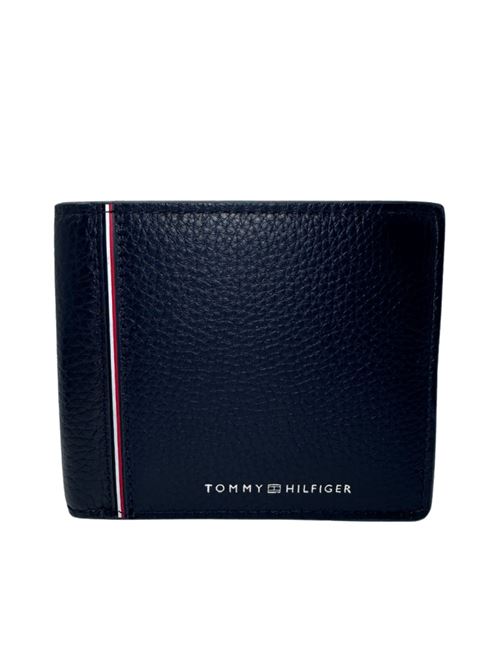 Portafoglio blu in pelle Tommy Hilfiger | AM0AM13043DW6